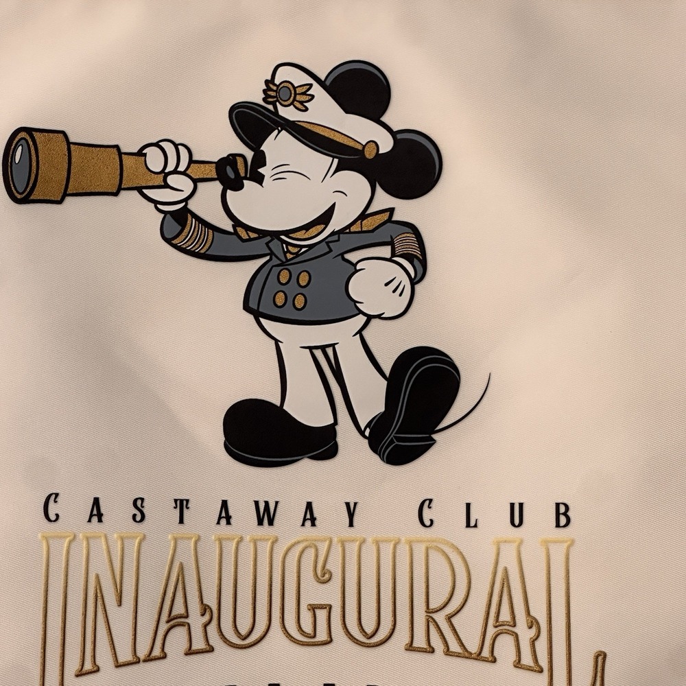Disney‎ Cruise Line Disney Wish Castaway Club Inaugural Sailings Tote Bag Scarf